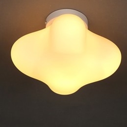 22*22CM Contemporary And Contracted Single Head Lucky Grass Glass Dome Light
