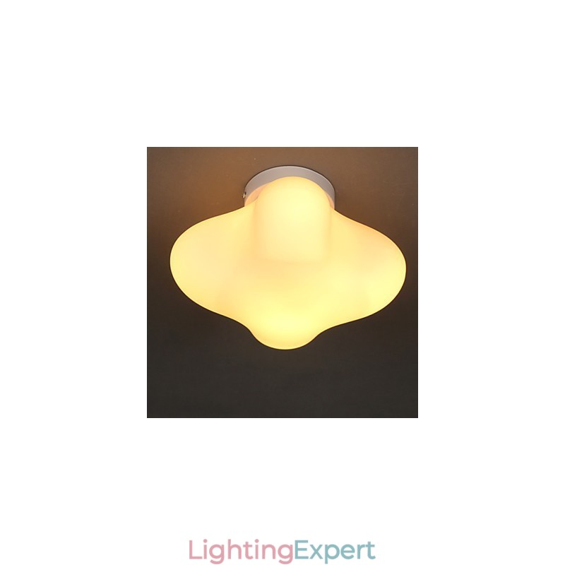 22*22CM Contemporary And Contracted Single Head Lucky Grass Glass Dome Light