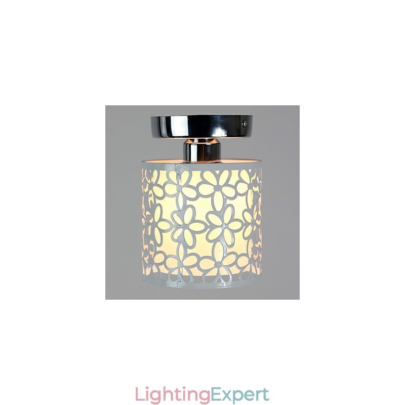 Modern Contemporary Mini Style Painting Metal Flush Mount