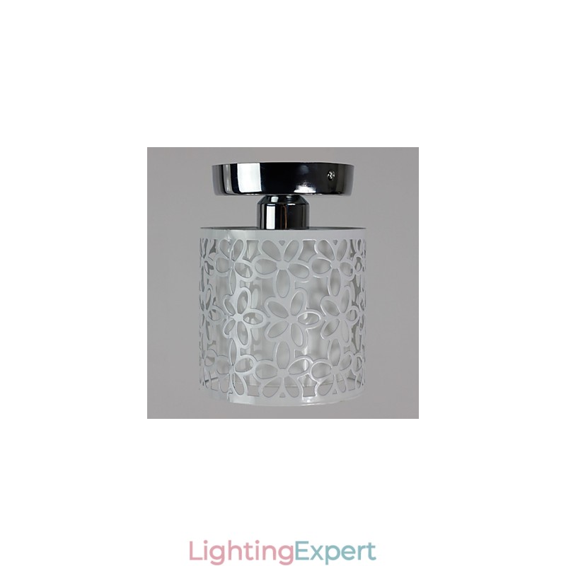 Modern Contemporary Mini Style Painting Metal Flush Mount