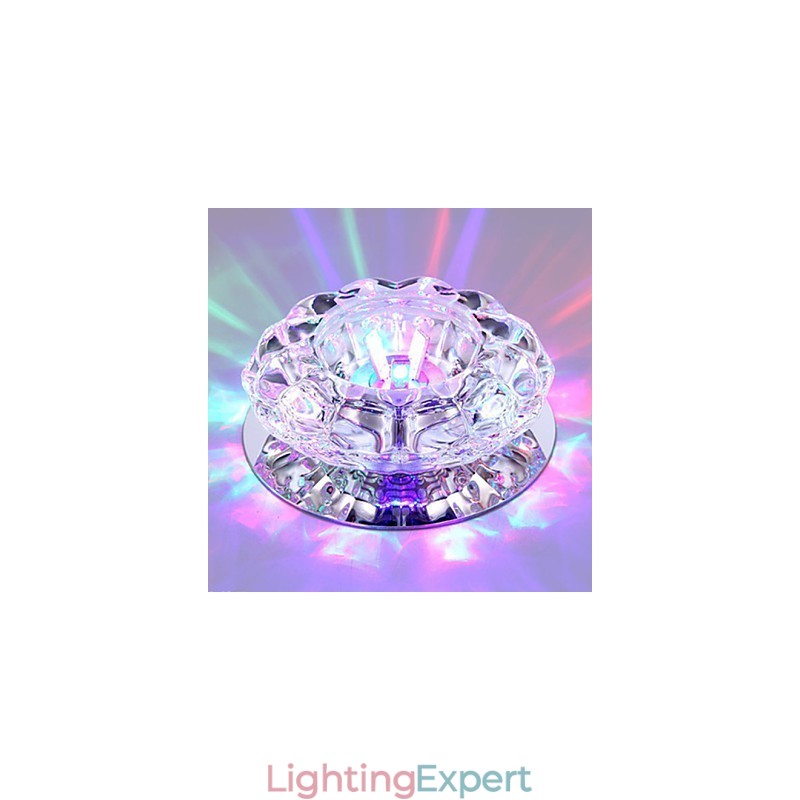 Crystal Ceiling Lamp Spotlight SMD 3W Creative Lamp Absorb Dome Light