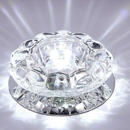 Crystal Ceiling Lamp Spotlight SMD 3W Creative Lamp Absorb Dome Light