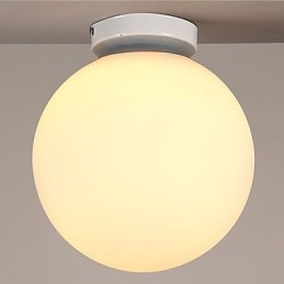 Contracted And Contemporary White Ball Glass Dome Light