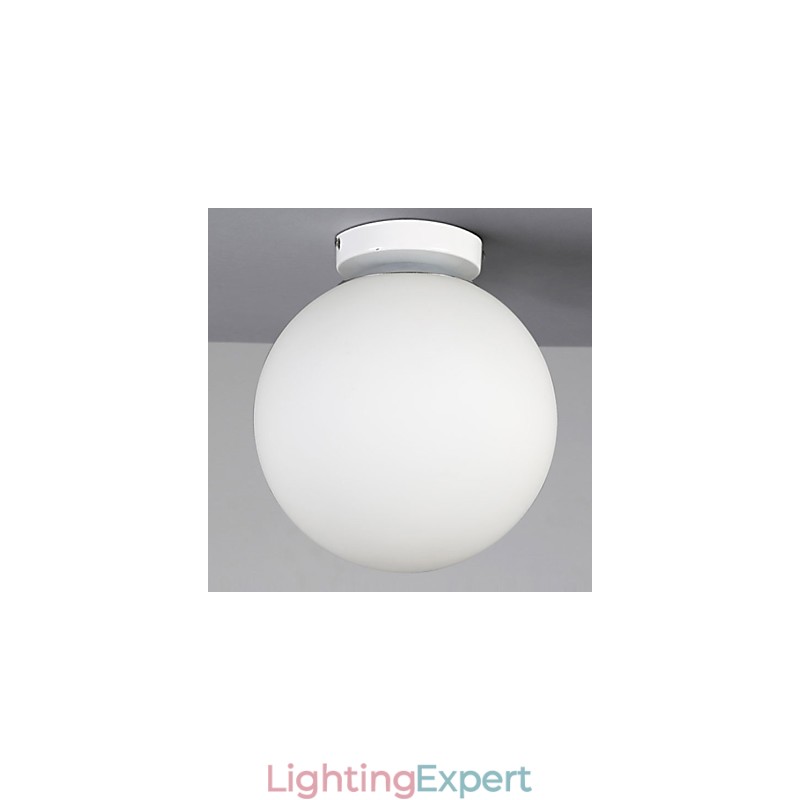 Contracted And Contemporary White Ball Glass Dome Light