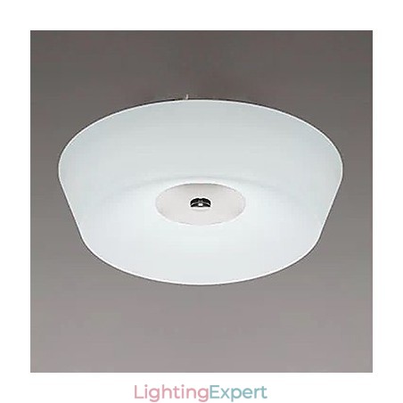 77W Modern Contemporary Chrome Metal Flush Mount