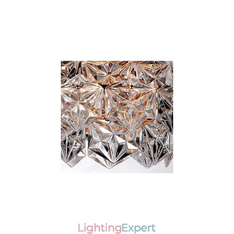 Modern Contemporary Crystal Others Crystal Chandelier Pendant Light Flush Mount
