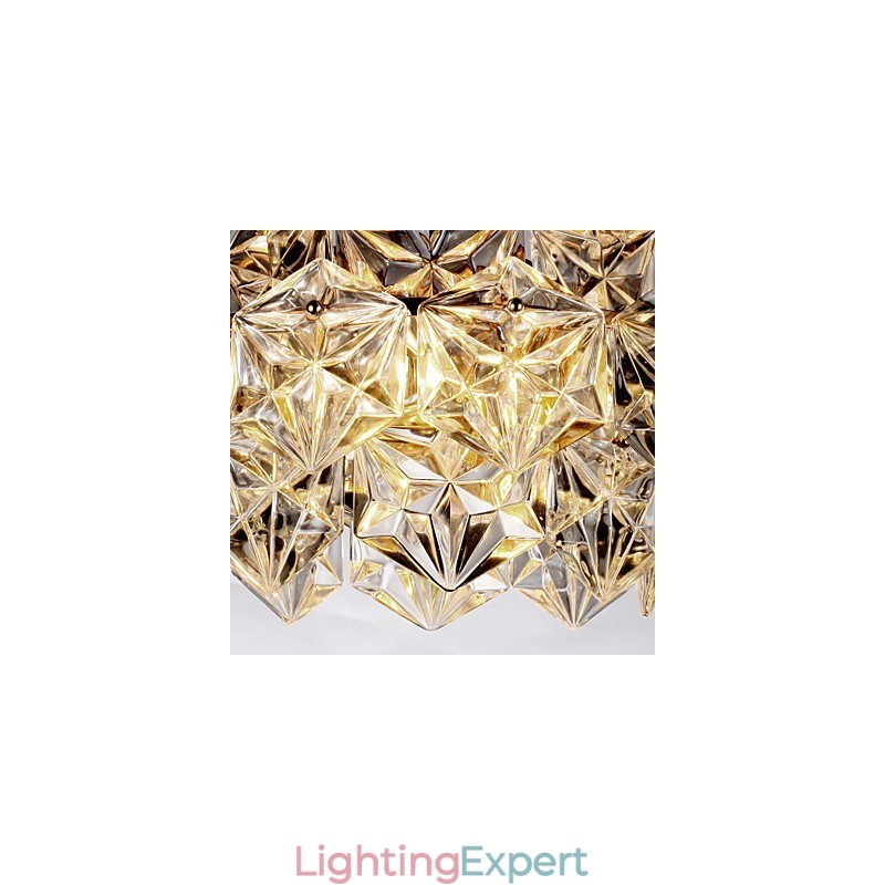 Modern Contemporary Crystal Others Crystal Chandelier Pendant Light Flush Mount