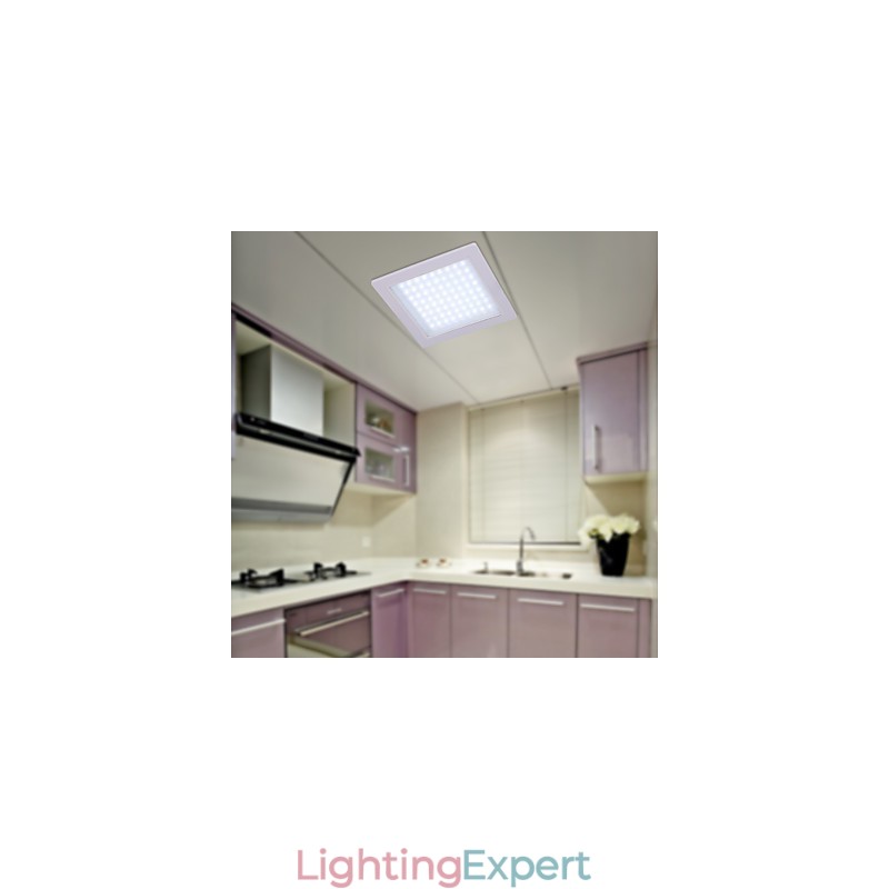 Modern Contemporary Mini Style Electroplated Plastic Flush Mount