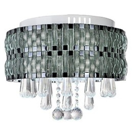 Graceful Crystal Flush Mount