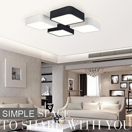 Modern Contemporary Painting Metal Flush Mount Light