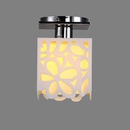 Rustic Lodge Mini Style Electroplated Flush Mount Light