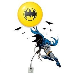 Creative Fashion Batman Wallpaper Diy Wall Stick Small Night Lamp Wall Lamp Lights