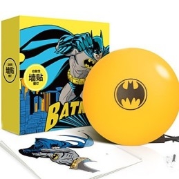 Creative Fashion Batman Wallpaper Diy Wall Stick Small Night Lamp Wall Lamp Lights