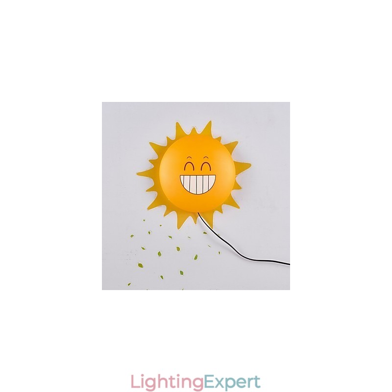 Wallpaper Wall Lamps Flower Face DIY Fun Atmosphere Nightlight Children Bedside lamp Decoration Sun