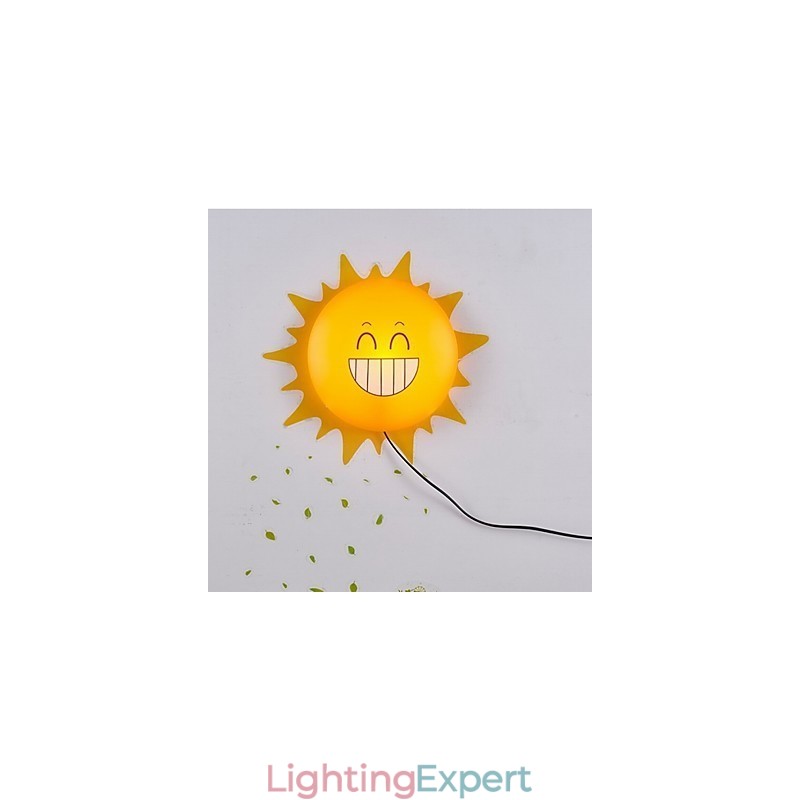 Wallpaper Wall Lamps Flower Face DIY Fun Atmosphere Nightlight Children Bedside lamp Decoration Sun