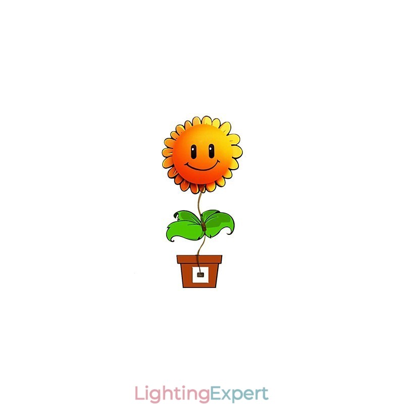 DIY Wallpaper Wall Lamps Flower Face Fun Atmosphere Nightlight Children Bedside lamp Decoration