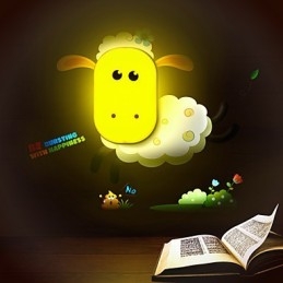 9*6*Fun To Play With Creative Spirit Intelligent Light Control Small Night Light Children Wall Lamp Lights