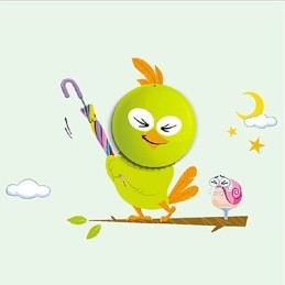 Light Operated Bird Wall Sconces Bulb Contemporary Creative 3 D Wall Paper Wall Lamp Light