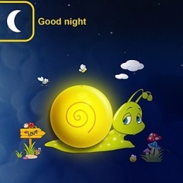 Snail High Temperature Resistant Plastic Light And 10 C Can Remove Creative 3D Wall Paper Wall Lamp