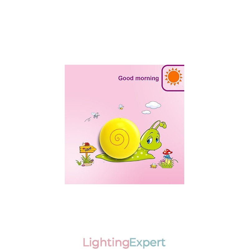 Snail High Temperature Resistant Plastic Light And 10 C Can Remove Creative 3D Wall Paper Wall Lamp