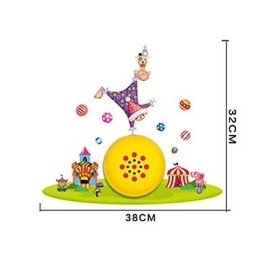 Clown High Temperature Resistant Plastic Light And 10 C Can Remove Creative 3D Wall Paper Wall Lamp