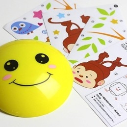 Wall stickers Monkeys light activated intelligent induction smetope adornment wall lamp