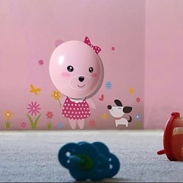 Wall stickers bear light activated intelligent electric induction smetope adornment wall lamp