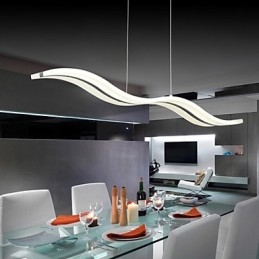 Modern Contemporary Chrome Pendant Light