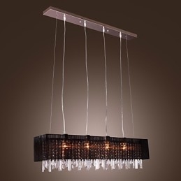 Modern Contemporary Island Crystal Others Metal Pendant Light