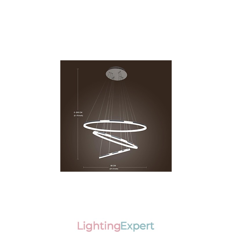 70W Modern Contemporary Mini Style Electroplated Metal Pendant Light