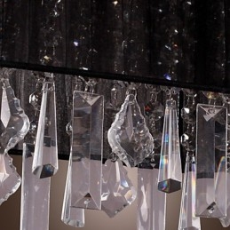 Modern Contemporary Island Crystal Others Metal Pendant Light