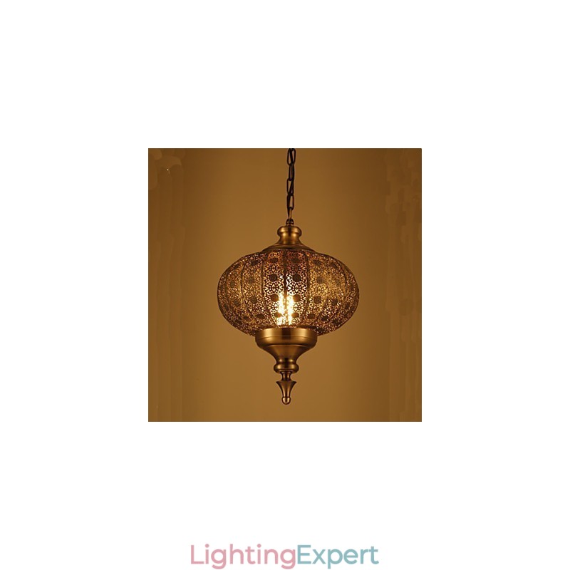 Southeast Asian Retro Hand Hollow Lron Chandelier