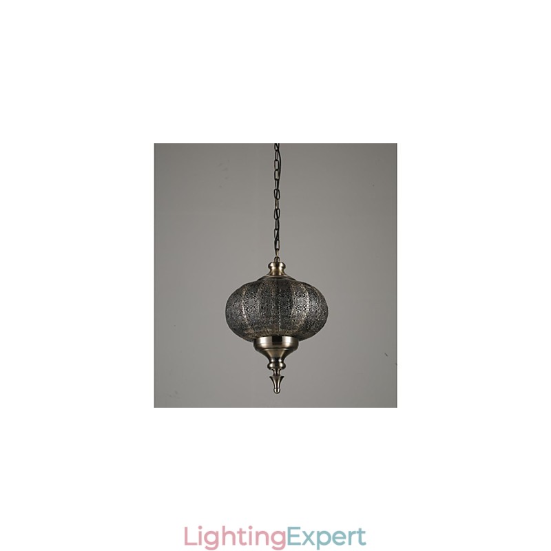 Southeast Asian Retro Hand Hollow Lron Chandelier