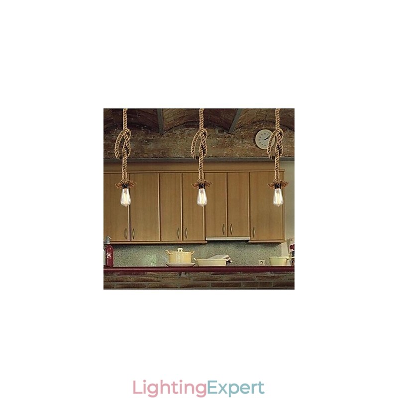 Traditional Classic Rustic Lodge Vintage Country Retro Pendant Light