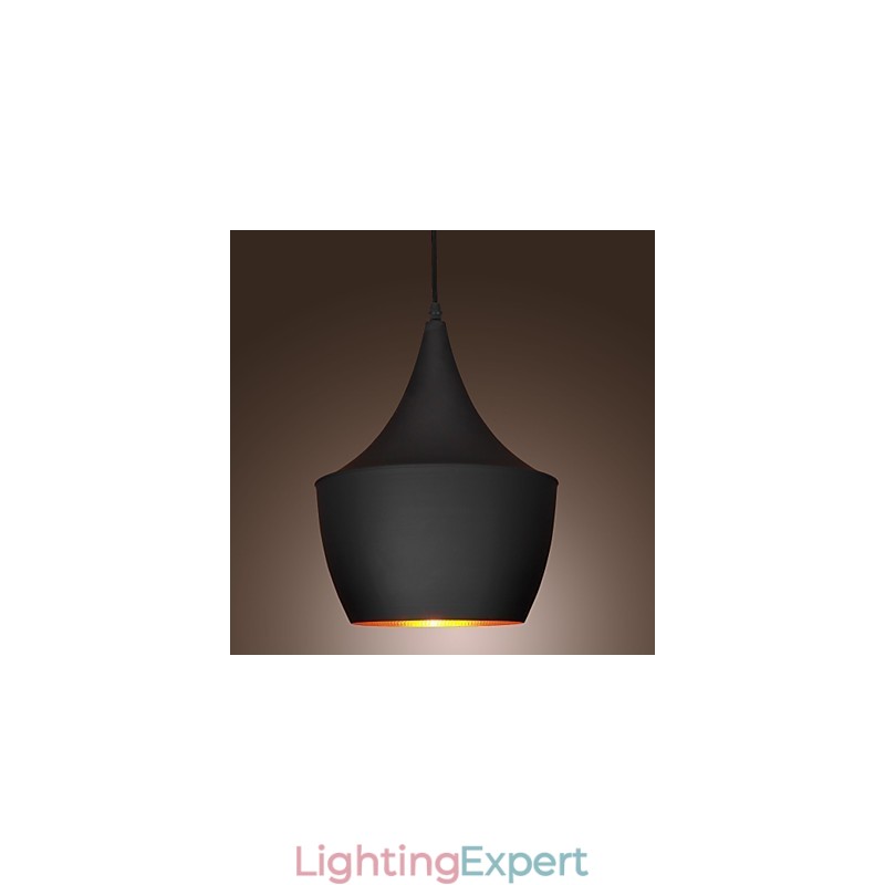 Pendant Light Retro Vintage Tom Dixon Design Black
