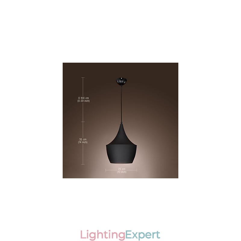 Pendant Light Retro Vintage Tom Dixon Design Black