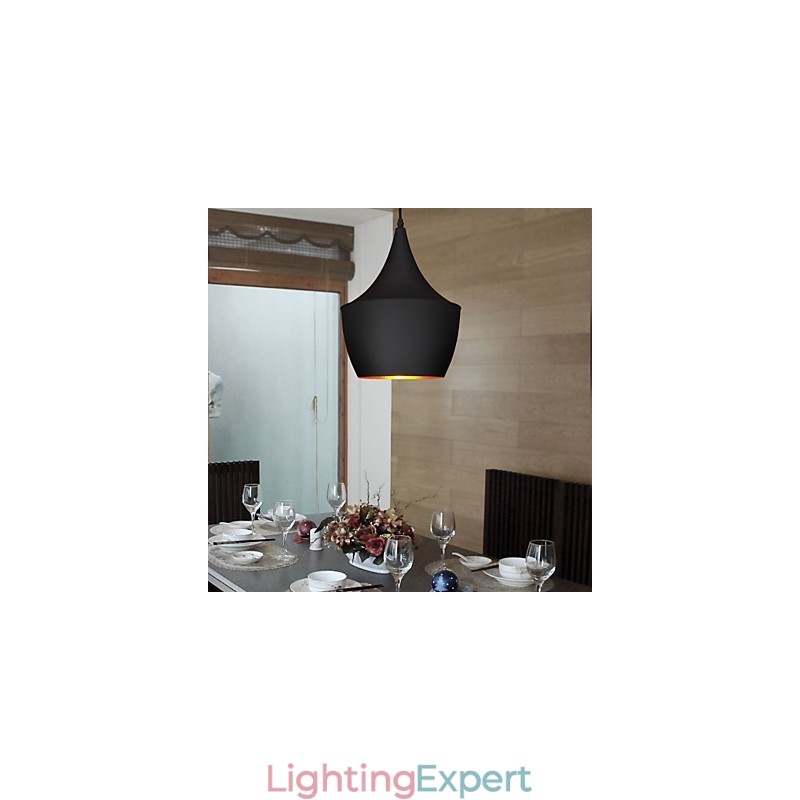 Pendant Light Retro Vintage Tom Dixon Design Black