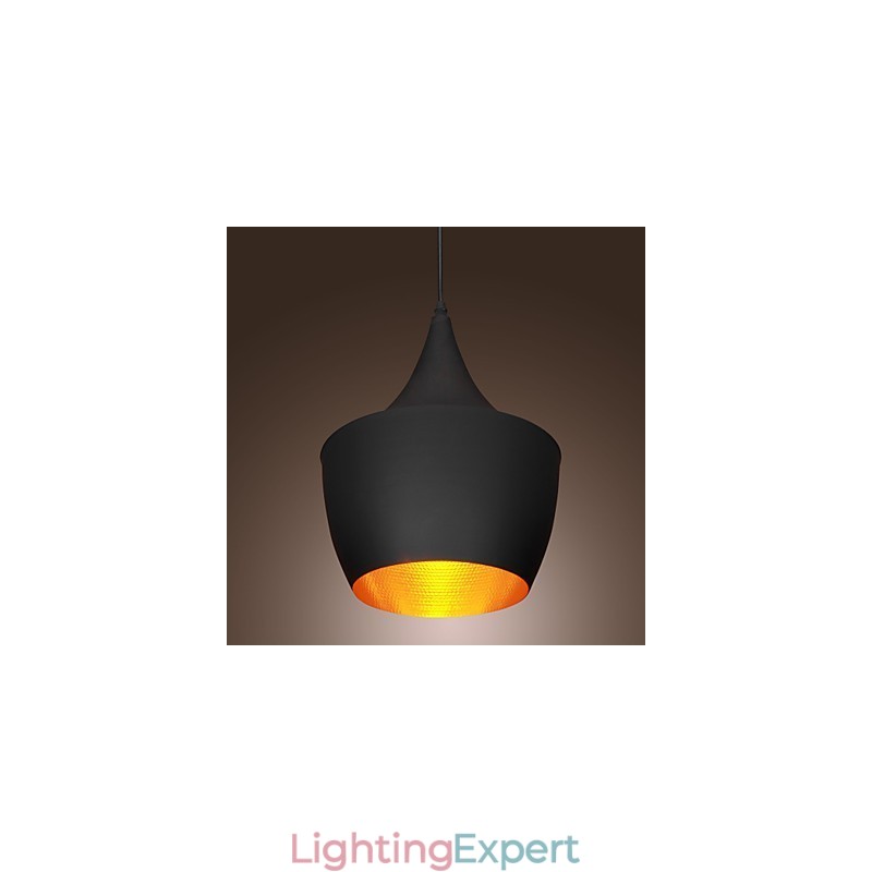 Pendant Light Retro Vintage Tom Dixon Design Black
