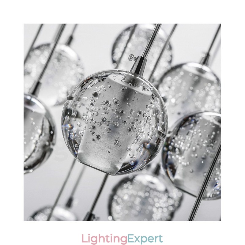 Creative Engineering Stage Meteorer Crystal Ball Pendant Light