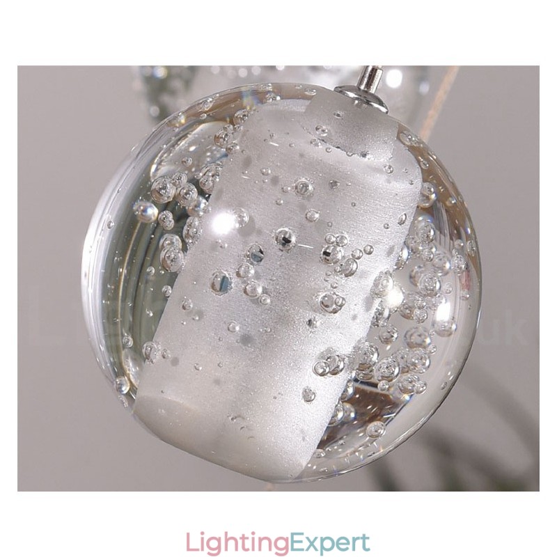 Creative Engineering Stage Meteorer Crystal Ball Pendant Light