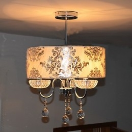 Modern Contemporary Crystal Electroplated Chandelier