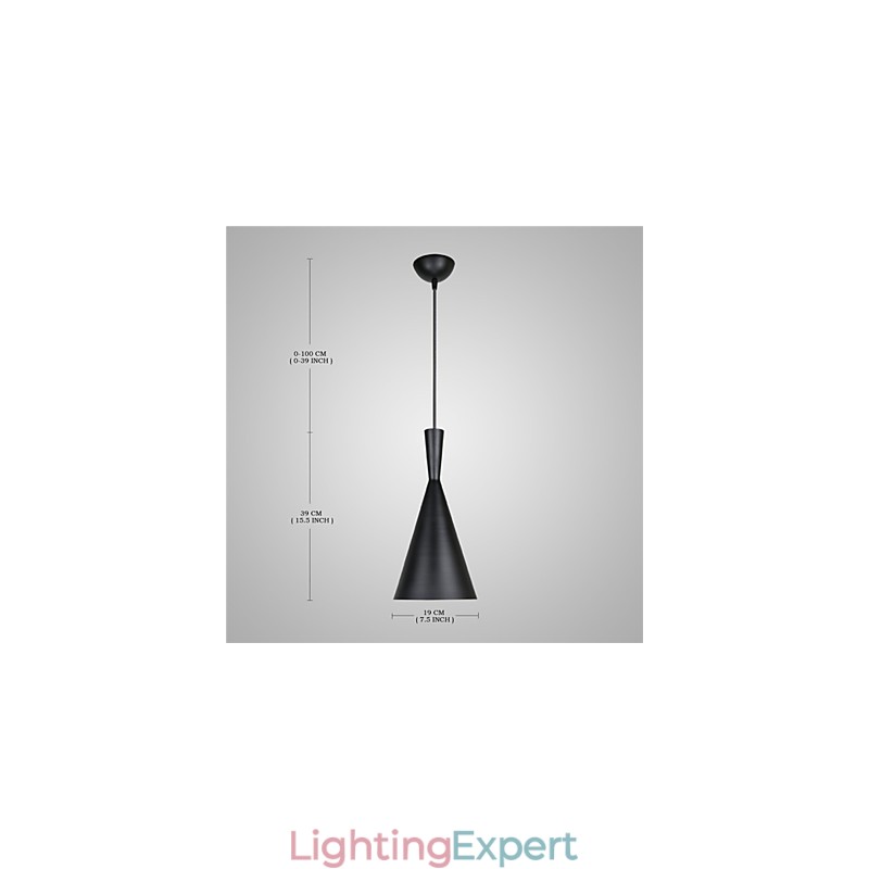 Pendant Light Retro Vintage Tom Dixon Design Black White C Type Cafe pendant lamps
