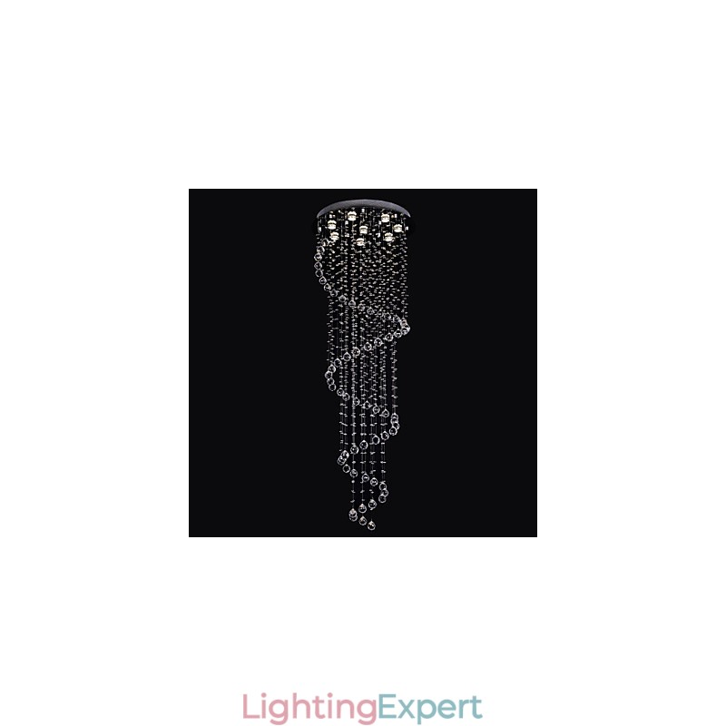 Chandelier Luxury Modern Crystal 8 Lights