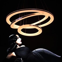 Modern Pendant Light 3 Rings Pendant Lamp Acrylic