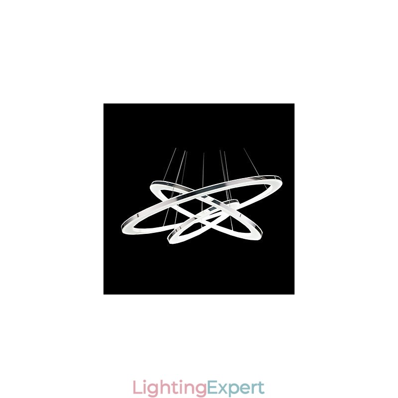 Modern Pendant Light 3 Rings Pendant Lamp Acrylic