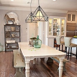 Loft Industrial Wind Restoring Ancient Ways Wrought Iron Lamps Lanterns Birdcage Chandelier