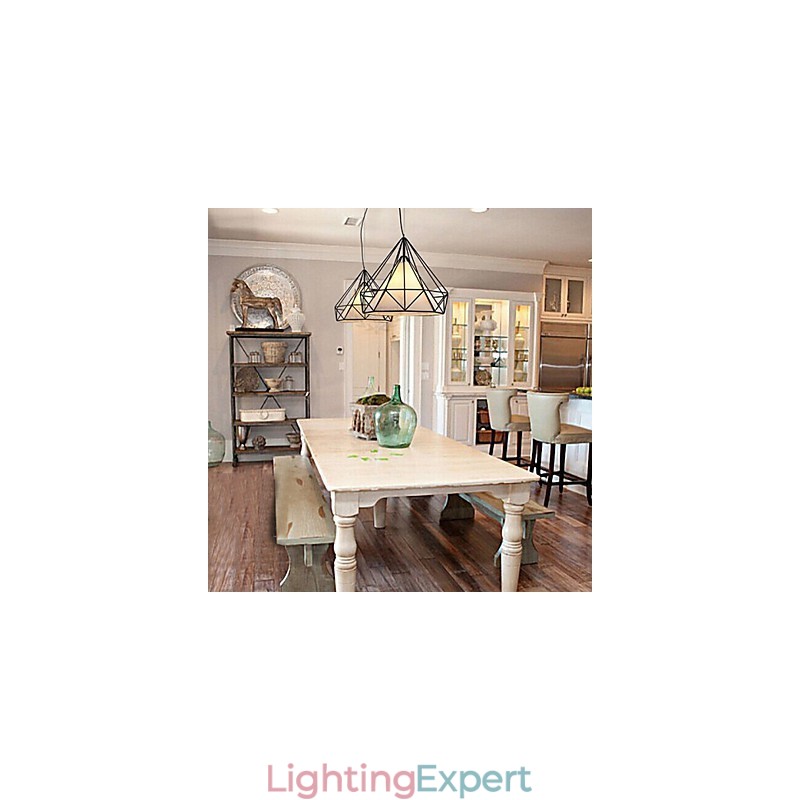 Loft Industrial Wind Restoring Ancient Ways Wrought Iron Lamps Lanterns Birdcage Chandelier