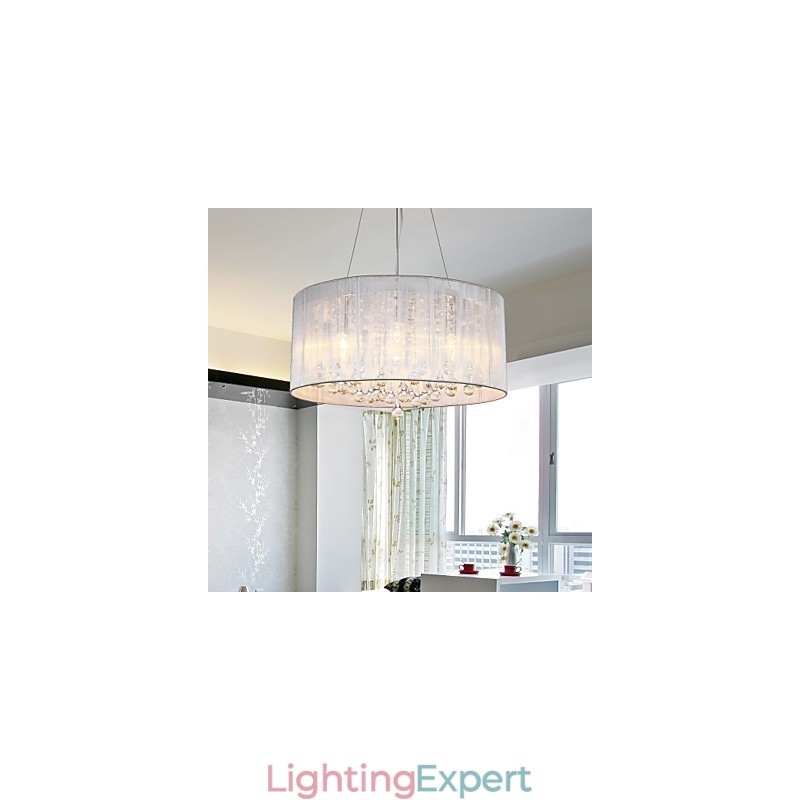 Drum Pendant Modern 4 Lights