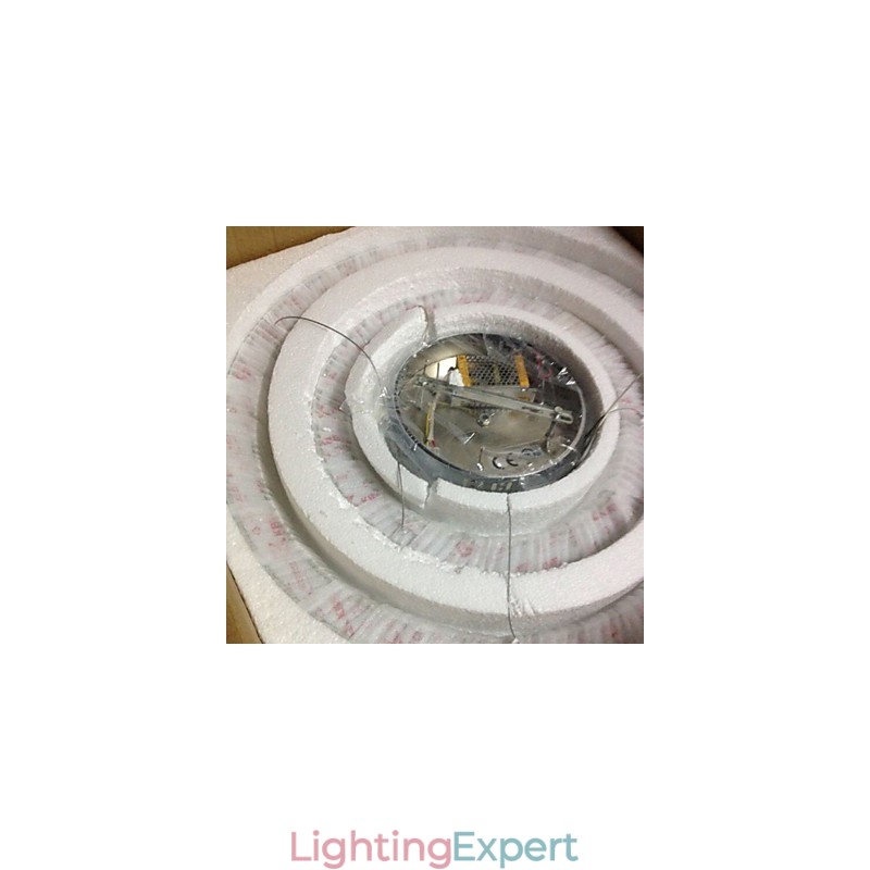 Crystal Pendant Light Ceiling Lighting Clear Crystal Round 4 Rings 40CM 60CM 80CM Source Fixtures