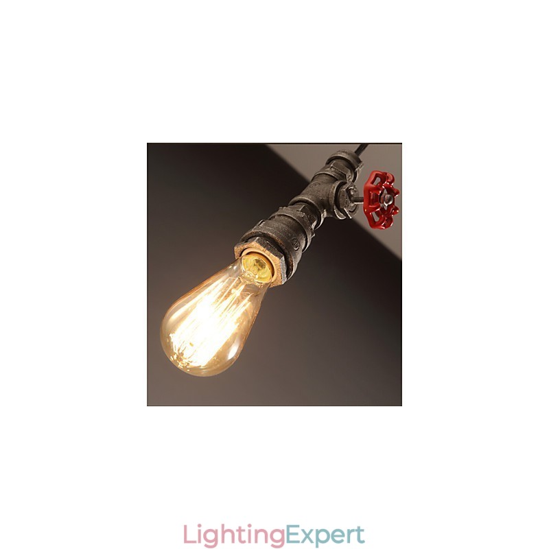 Retro Hanging Lamp Act The Role Ofing Loft Decoration Rural Industrial Pipe Pendant Lamp